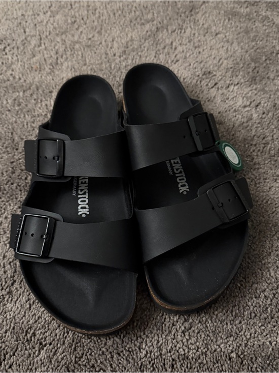Birkenstock Black Arizona Dual-Strap Sandals main image 5